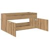 vidaXL Skř&iacute;ňka pod umyvadlo se dveřmi Artisanov&yacute; dub kompozitn&iacute; dřevo