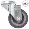 vidaXL 32 ks otočn&aacute; kolečka s otvorem pro &scaron;roub 50 mm