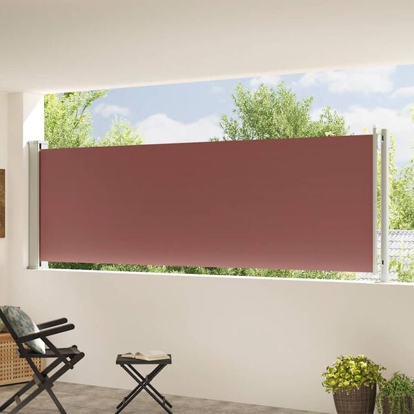 vidaXL Zatahovac&iacute; bočn&iacute; mark&yacute;za 117 x 600 cm hněd&aacute;