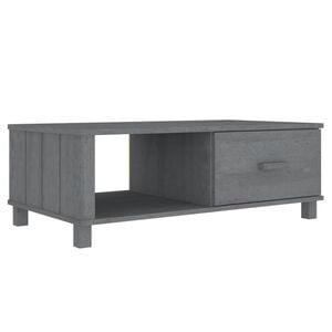 vidaXL Konferenčn&iacute; stolek HAMAR tmavě &scaron;ed&yacute; 100 x 55 x 35 cm borovice