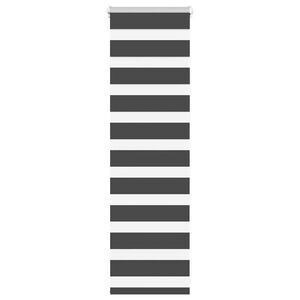 vidaXL Zebra roleta čern&aacute; 40x100 cm &scaron;&iacute;řka l&aacute;tky 35,9 cm polyester