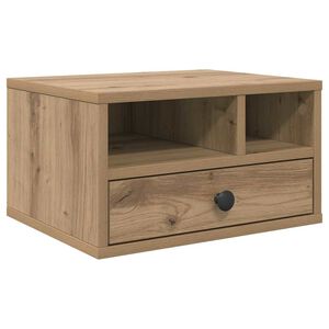 vidaXL Stojan na tisk&aacute;rnu Artisanov&yacute; dub 40 x 32 x 24 cm