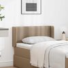 vidaXL U&scaron;i čela postele Hněd&aacute; 40,5 x 40,5 x 4 cm PVC