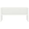 vidaXL TV stolek bílý 80 x 40 x 40 cm kompozitní dřevo