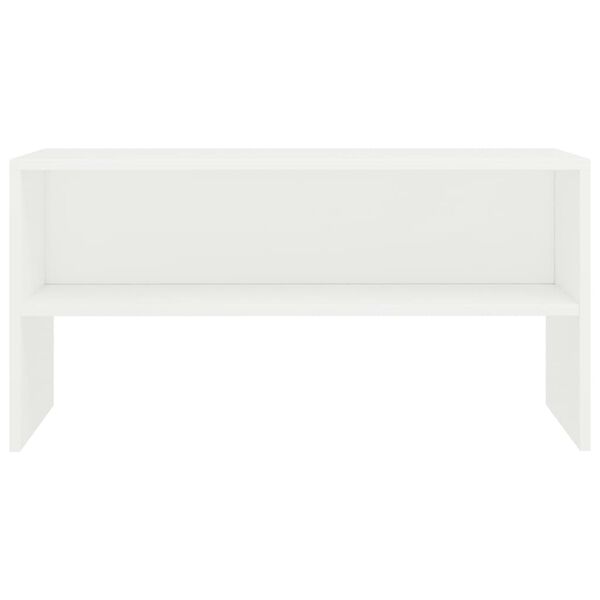 vidaXL TV stolek bílý 80 x 40 x 40 cm kompozitní dřevo