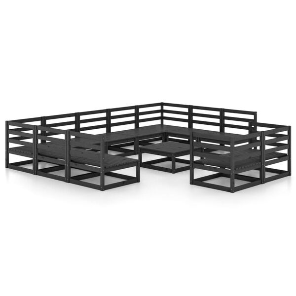 vidaXL 12d&iacute;ln&aacute; zahradn&iacute; sedac&iacute; souprava masivn&iacute; borovice