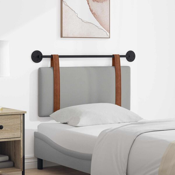 vidaXL Z&aacute;věsn&aacute; čeln&iacute; deska Oblačno &scaron;ed&aacute; 90 x 55 x 5 cm Antick&yacute; PU