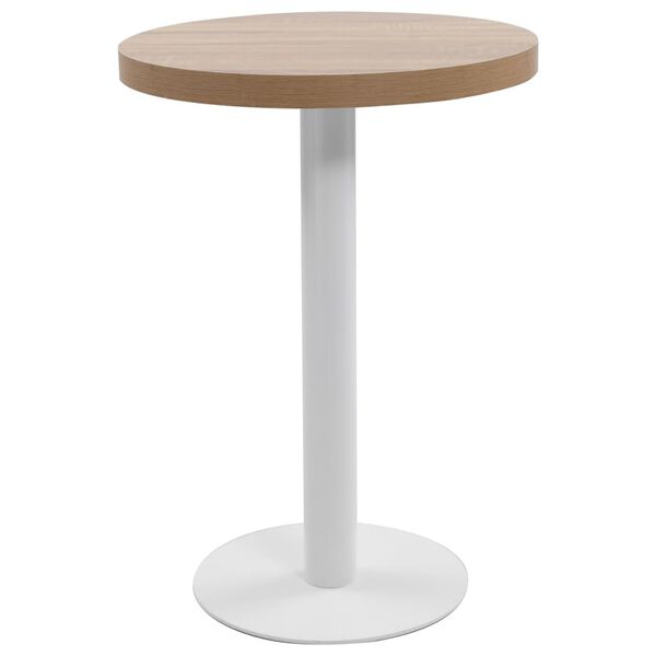 vidaXL Bistro stolek světle hněd&yacute; 60 cm MDF