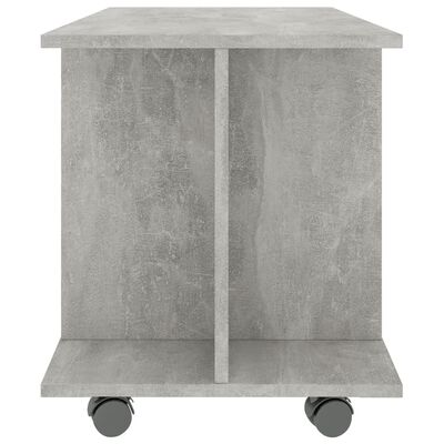 vidaXL TV stolek s kolečky betonově šedý 80x40x45 cm kompozitní dřevo
