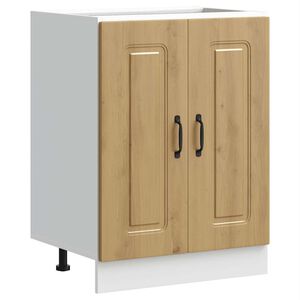 vidaXL Skř&iacute;ňka pod umyvadlo "Kalmar" dub artisan 60x46x81,5cm kompozit
