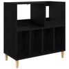 vidaXL Stojan na gramofon Čern&yacute; dub 82 x 39,5 x 82,5 cm