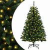 vidaXL Uměl&yacute; Skl&aacute;dac&iacute; V&aacute;nočn&iacute; Strom 150 cm 150 LED Tepl&aacute; b&iacute;l&aacute; ocel
