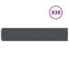 vidaXL Okraj tr&aacute;vn&iacute;ku 30 ks 20 x 103 cm Ocel Antracitov&aacute;
