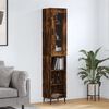 vidaXL Skříň highboard kouřový dub 34,5 x 34 x 180 cm kompozitní dřevo