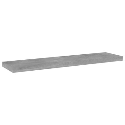 vidaXL Přídavné police 8 ks betonově šedé 40 x 10 x 1,5 cm dřevotříska