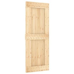 vidaXL Posuvn&eacute; dveře NARVIK Přirozen&aacute; a čern&aacute; 80 x 210 cm (152,5 cm)