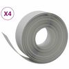 vidaXL Travn&iacute; lemy 4 ks &scaron;ed&eacute; 10 m 20 cm polyethylen