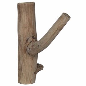 vidaXL H&aacute;ček Hněd&aacute; 4 x 4 x 14 cm Masivn&iacute; obnovovan&eacute; dřevo