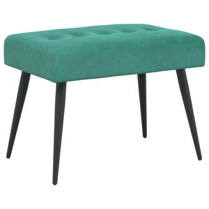 vidaXL Lavice s knofl&iacute;kov&yacute;m pro&scaron;&iacute;v&aacute;n&iacute;m Tyrkysov&aacute; 60 x 40 x 45 cm Samet