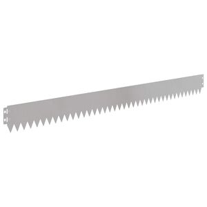 vidaXL Okraj tr&aacute;vn&iacute;ku 10 ks 103 x 10 cm Stainless Steel Stř&iacute;brn&aacute;