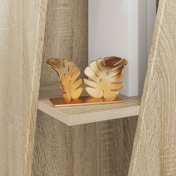 vidaXL Bočn&iacute; police Sonoma dub 33 x 32 x 70,5 cm kompozitn&iacute; dřevo