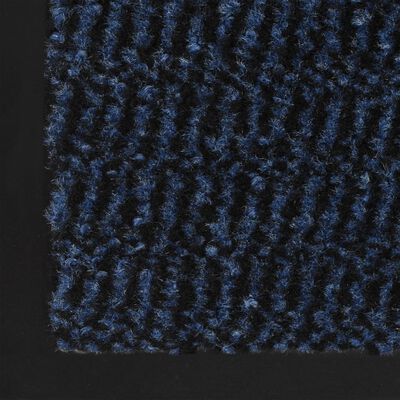 vidaXL Protiprachová obdélníková rohožka všívaná 120x180 cm modrá