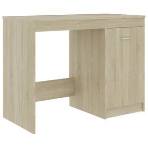 vidaXL Psac&iacute; stůl dub sonoma 100 x 50 x 76 cm kompozitn&iacute; dřevo