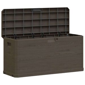 vidaXL Zahradn&iacute; &uacute;ložn&yacute; box 280 l hněd&yacute;