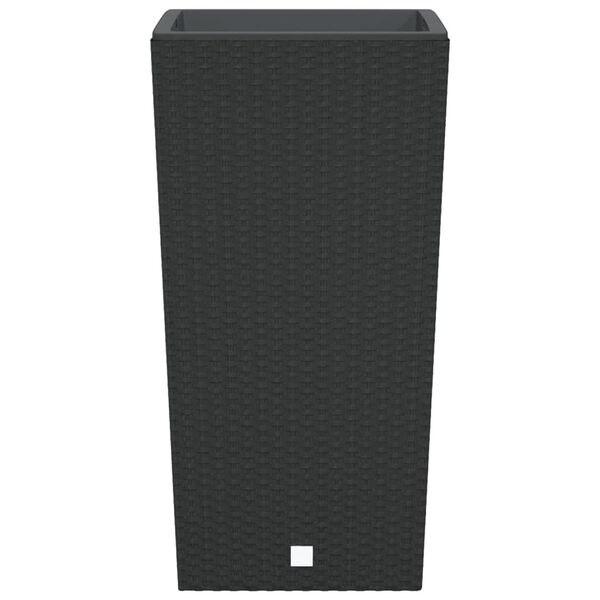 vidaXL Truhl&iacute;k s odn&iacute;matelnou vložkou antracit 21 / 49 l PP ratan