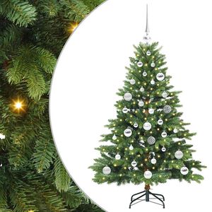 vidaXL Uměl&yacute; v&aacute;nočn&iacute; stromeček s stojanem Zelen&aacute; 120 cm PE a PVC