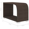 vidaXL 10dílná zahradní sedací souprava s poduškami polyratan hnědá