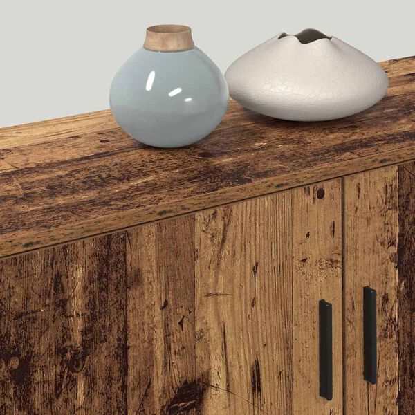 vidaXL N&aacute;stěnn&yacute; TV skř&iacute;ňov&yacute; set 3 pcs Star&eacute; dřevo 100 x 34,5 x 40 cm