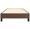 vidaXL R&aacute;m postele s boxspringem hněd&yacute; 80 x 200 cm uměl&aacute; kůže