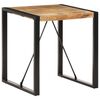 vidaXL J&iacute;deln&iacute; stůl 70 x 70 x 75 cm masivn&iacute; hrub&eacute; mangovn&iacute;kov&eacute; dřevo