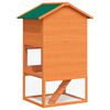 vidaXL Zahradní králíkárna/domek pro drobná zvířata 3patrová dřevěná