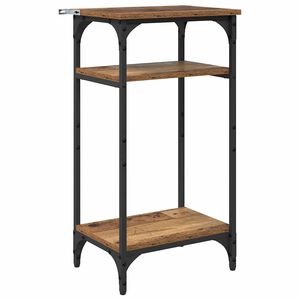 vidaXL Bočn&iacute; stůl Star&eacute; dřevo 40 x 30 x 75 cm kompozitn&iacute; dřevo