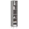 vidaXL Skř&iacute;ň highboard &scaron;ed&aacute; sonoma 34,5x32,5x180 cm kompozitn&iacute; dřevo