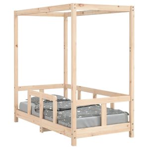 vidaXL Dětsk&aacute; postel 70 x 140 cm masivn&iacute; borov&eacute; dřevo