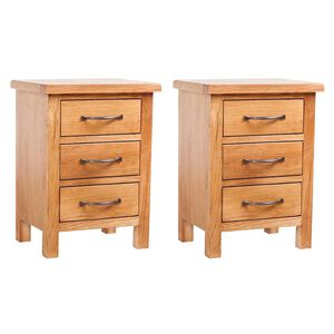 vidaXL Nočn&iacute; stolky 2 ks 40 x 30 x 54 cm masivn&iacute; dubov&eacute; dřevo