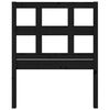 vidaXL Čelo postele černé 95,5 x 4 x 100 cm masivní borovice