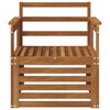 vidaXL Venkovn&iacute; pohovkov&aacute; souprava Př&iacute;rodn&iacute; 71 x 63 x 73 cm