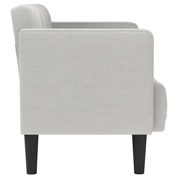 vidaXL Loveseat Sofa obl&aacute;čkově &scaron;ed&aacute; 111 cm textil