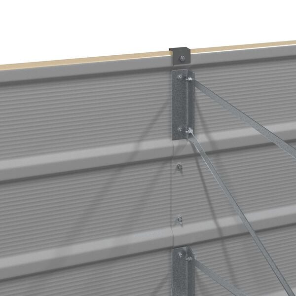 vidaXL Truhl&iacute;k Slonovinov&aacute; 480 x 50 x 45 cm Pozinkovan&aacute; ocel