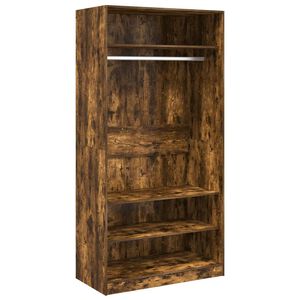 vidaXL &Scaron;atn&iacute; skř&iacute;ň kouřov&yacute; dub 100 x 50 x 200 cm kompozitn&iacute; dřevo