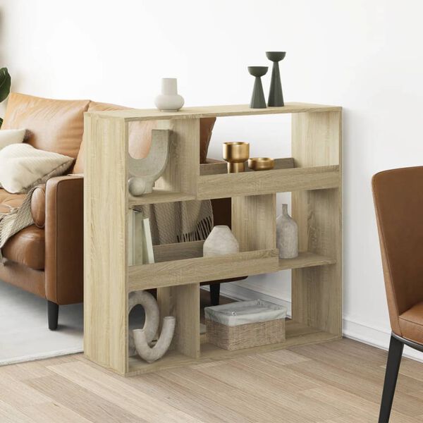 vidaXL Dělic&iacute; stěna dub sonoma 100 x 33 x 94,5 cm kompozitn&iacute; dřevo