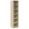 vidaXL Skř&iacute;ň highboard dub sonoma 40 x 41 x 185 cm kompozitn&iacute; dřevo