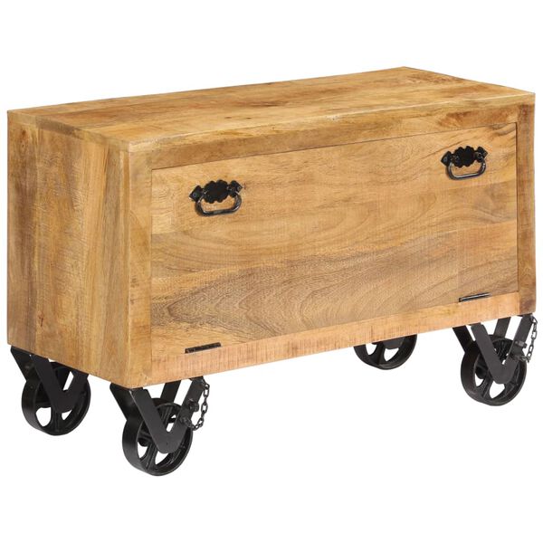 vidaXL Botn&iacute;k 86 x 35 x 55 cm masivn&iacute; mangovn&iacute;kov&eacute; dřevo