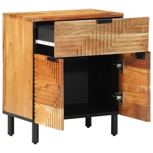 vidaXL Z&aacute;suvka pod postel Hněd&aacute; 50 x 33 x 60 cm Masivn&iacute; ak&aacute;tov&eacute; dřevo