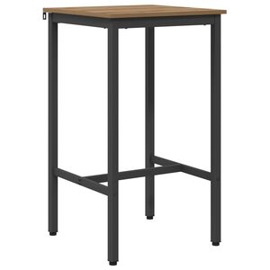 vidaXL Barov&yacute; stůl 52 x 52 x 90 cm Kompozitn&iacute; dřevo Dub artisan