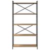 vidaXL Knihovna Artisanov&yacute; dub 80 x 30 x 155 cm kompozitn&iacute; dřevo